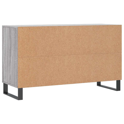 vidaXL Shoe Cabinet Grey Sonoma 102x36x60 cm Engineered Wood