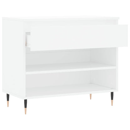 vidaXL Shoe Cabinet White 70x36x60 cm Engineered Wood