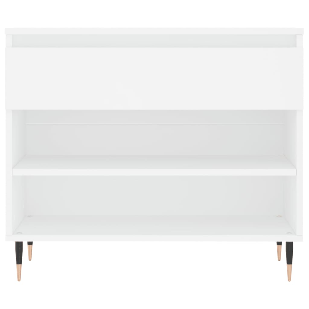 vidaXL Shoe Cabinet White 70x36x60 cm Engineered Wood