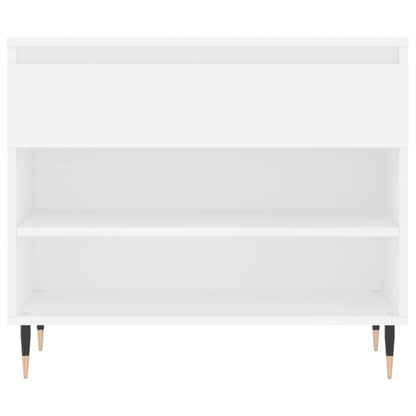 vidaXL Shoe Cabinet White 70x36x60 cm Engineered Wood