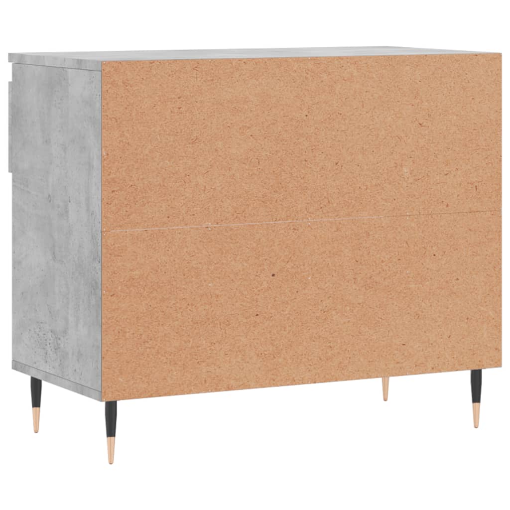 vidaXL Shoe Cabinet Concrete Grey 70x36x60 cm Engineered Wood