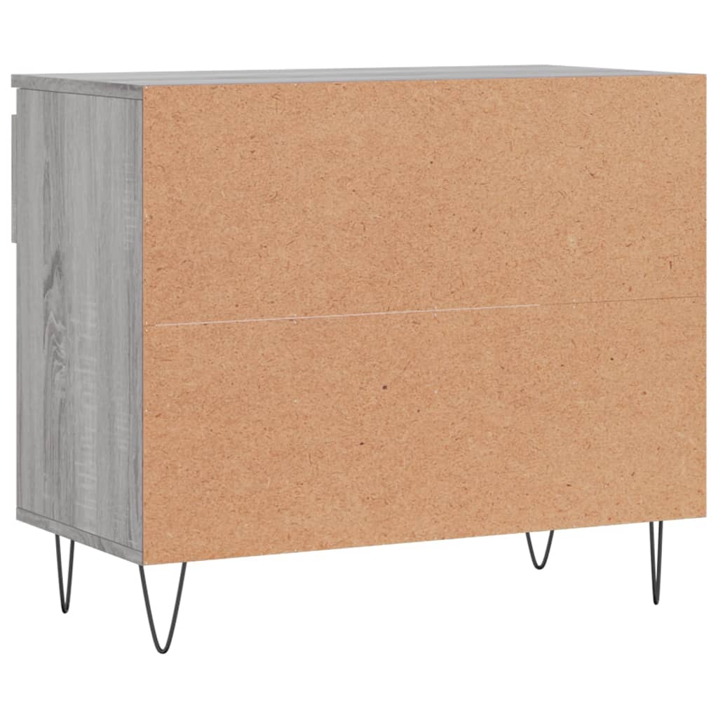 vidaXL Shoe Cabinet Grey Sonoma 70x36x60 cm Engineered Wood