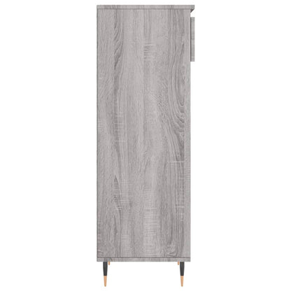 vidaXL Shoe Cabinet Grey Sonoma 40x36x105 cm Engineered Wood