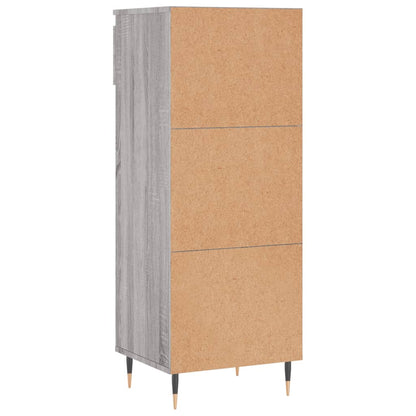 vidaXL Shoe Cabinet Grey Sonoma 40x36x105 cm Engineered Wood