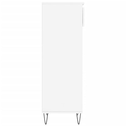 vidaXL Shoe Cabinet High Gloss White 40x36x105 cm Engineered Wood