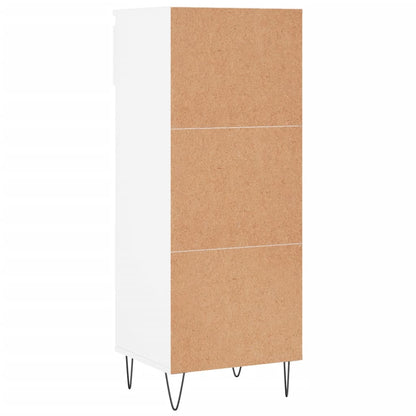 vidaXL Shoe Cabinet High Gloss White 40x36x105 cm Engineered Wood
