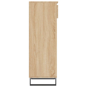 vidaXL Shoe Cabinet Sonoma Oak 40x36x105 cm Engineered Wood