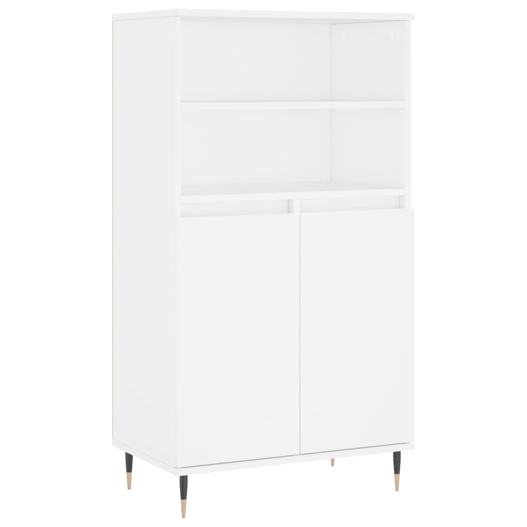 vidaXL Highboard White 60x36x110 cm Engineered Wood
