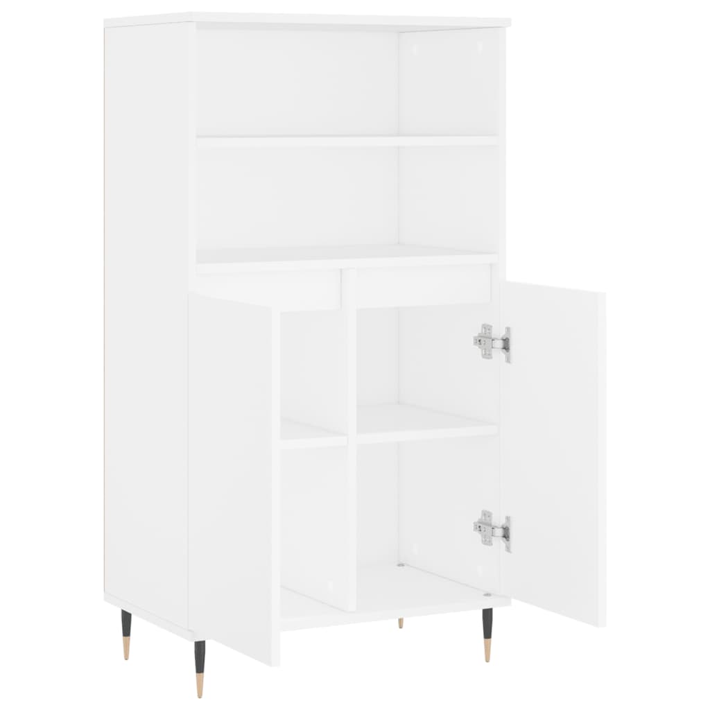 vidaXL Highboard White 60x36x110 cm Engineered Wood
