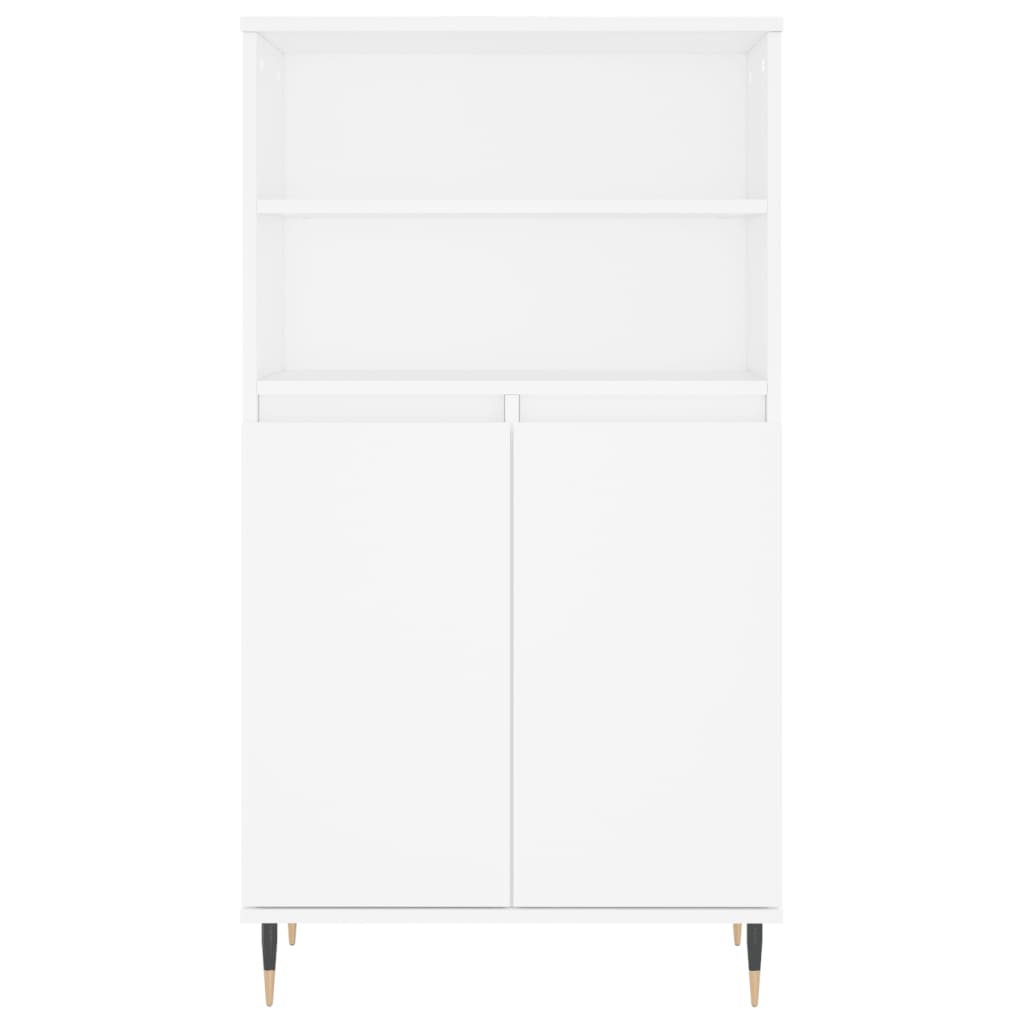 vidaXL Highboard White 60x36x110 cm Engineered Wood