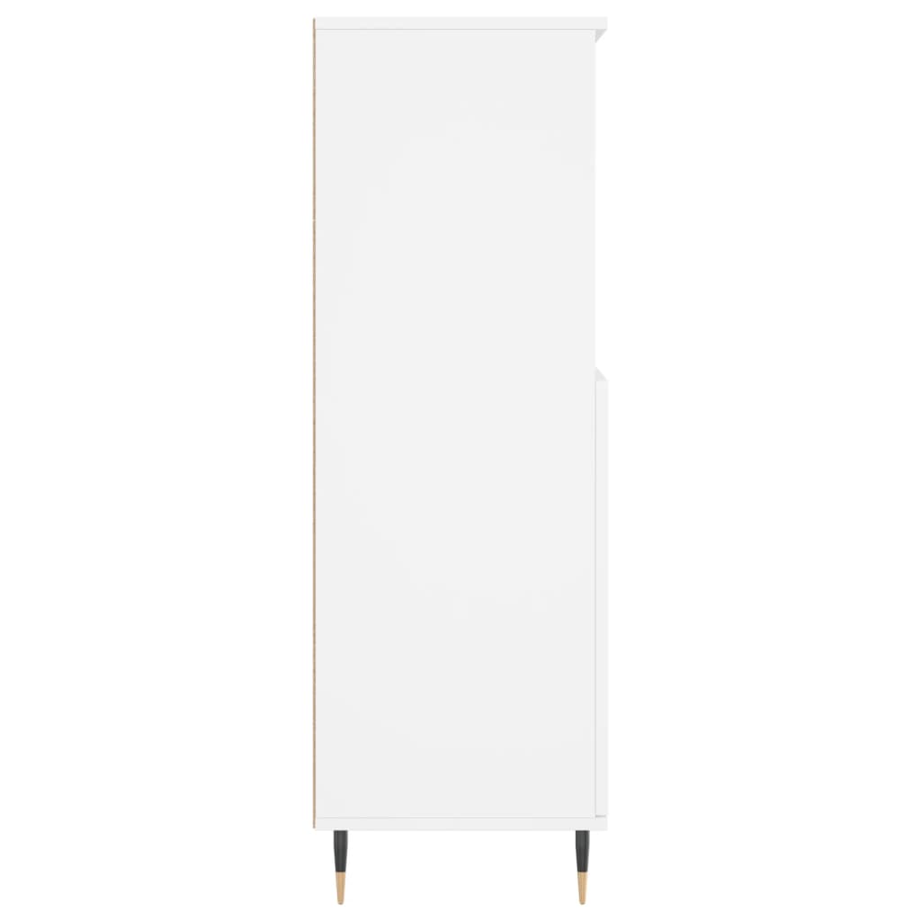 vidaXL Highboard White 60x36x110 cm Engineered Wood