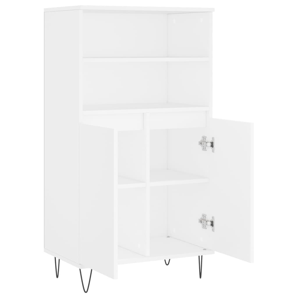 vidaXL Highboard White 60x36x110 cm Engineered Wood