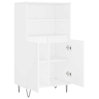 vidaXL Highboard White 60x36x110 cm Engineered Wood