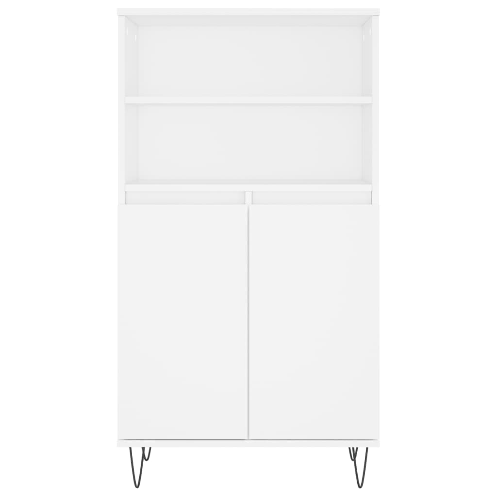 vidaXL Highboard White 60x36x110 cm Engineered Wood