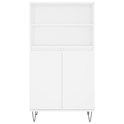 vidaXL Highboard White 60x36x110 cm Engineered Wood