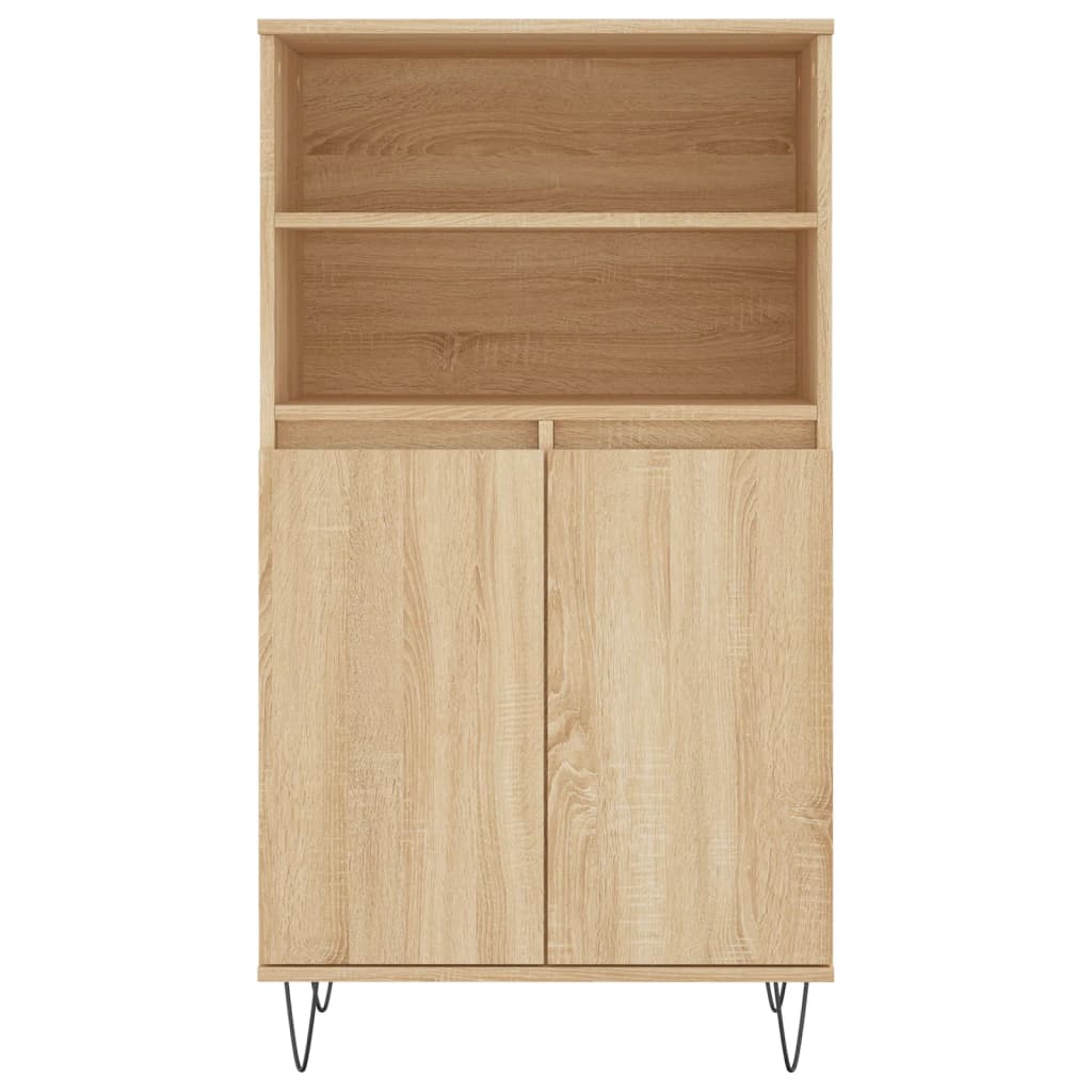 vidaXL Highboard Sonoma Oak 60x36x110 cm Engineered Wood