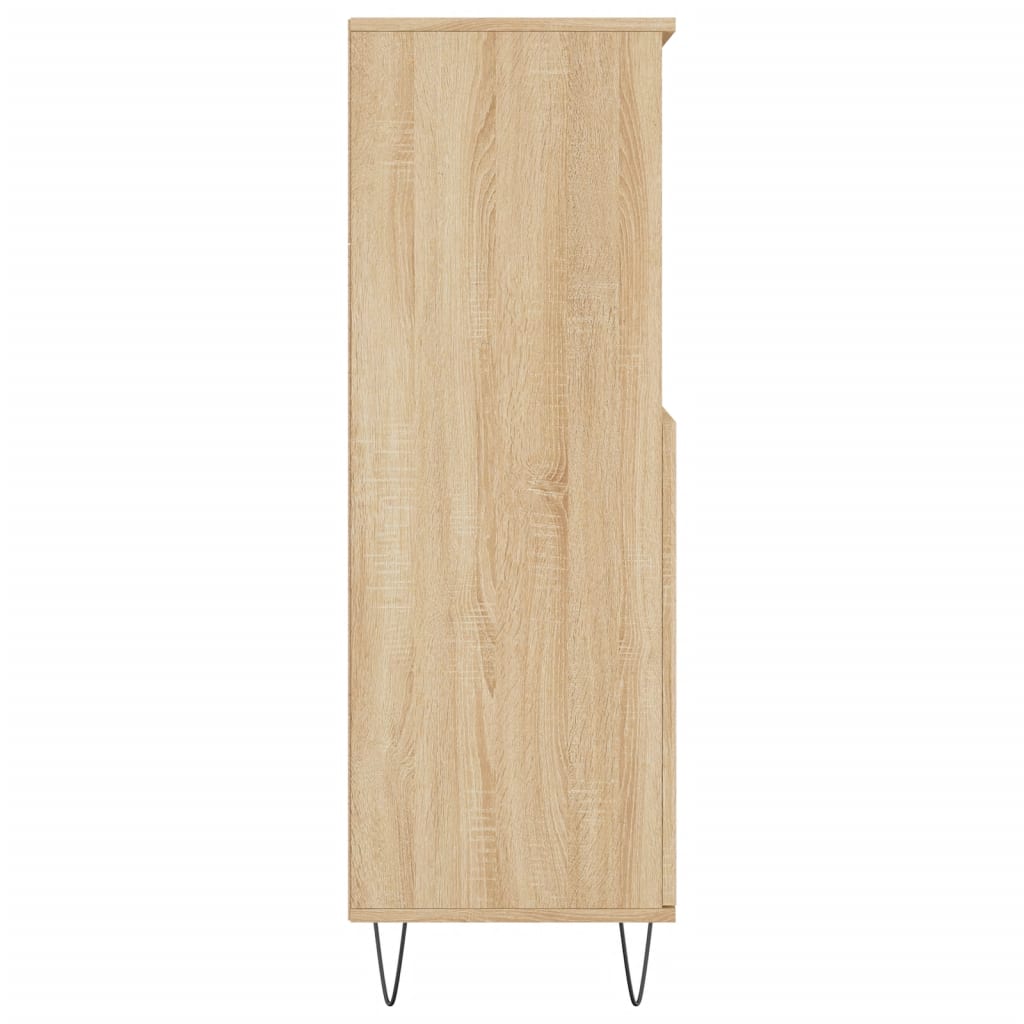 vidaXL Highboard Sonoma Oak 60x36x110 cm Engineered Wood