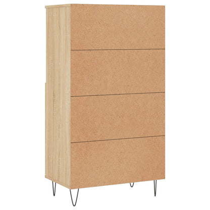 vidaXL Highboard Sonoma Oak 60x36x110 cm Engineered Wood