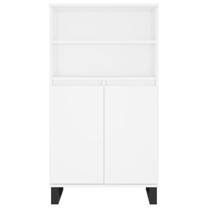 vidaXL Highboard White 60x36x110 cm Engineered Wood