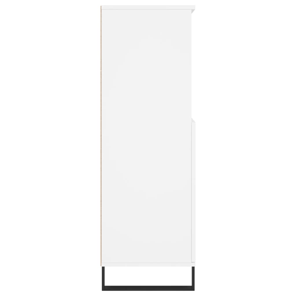 vidaXL Highboard White 60x36x110 cm Engineered Wood