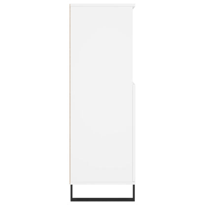 vidaXL Highboard White 60x36x110 cm Engineered Wood
