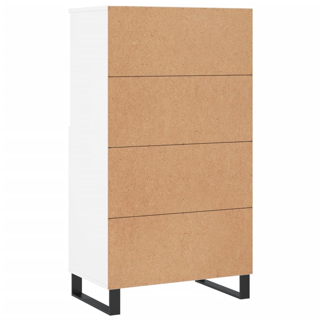 vidaXL Highboard White 60x36x110 cm Engineered Wood