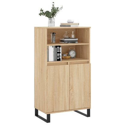 vidaXL Highboard Sonoma Oak 60x36x110 cm Engineered Wood