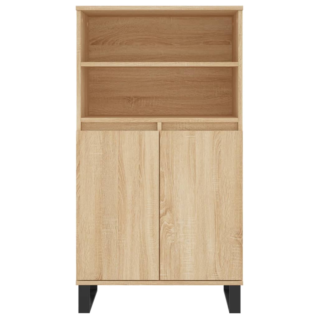 vidaXL Highboard Sonoma Oak 60x36x110 cm Engineered Wood