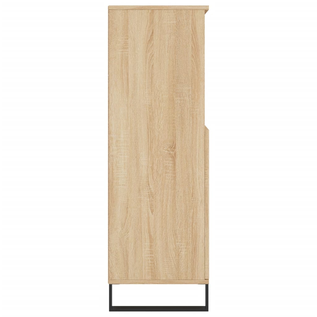 vidaXL Highboard Sonoma Oak 60x36x110 cm Engineered Wood