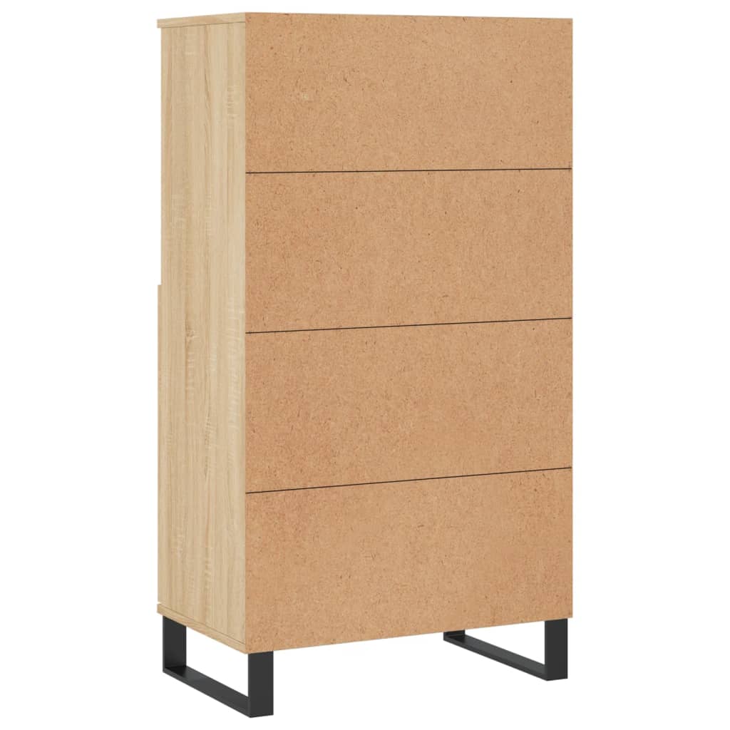 vidaXL Highboard Sonoma Oak 60x36x110 cm Engineered Wood