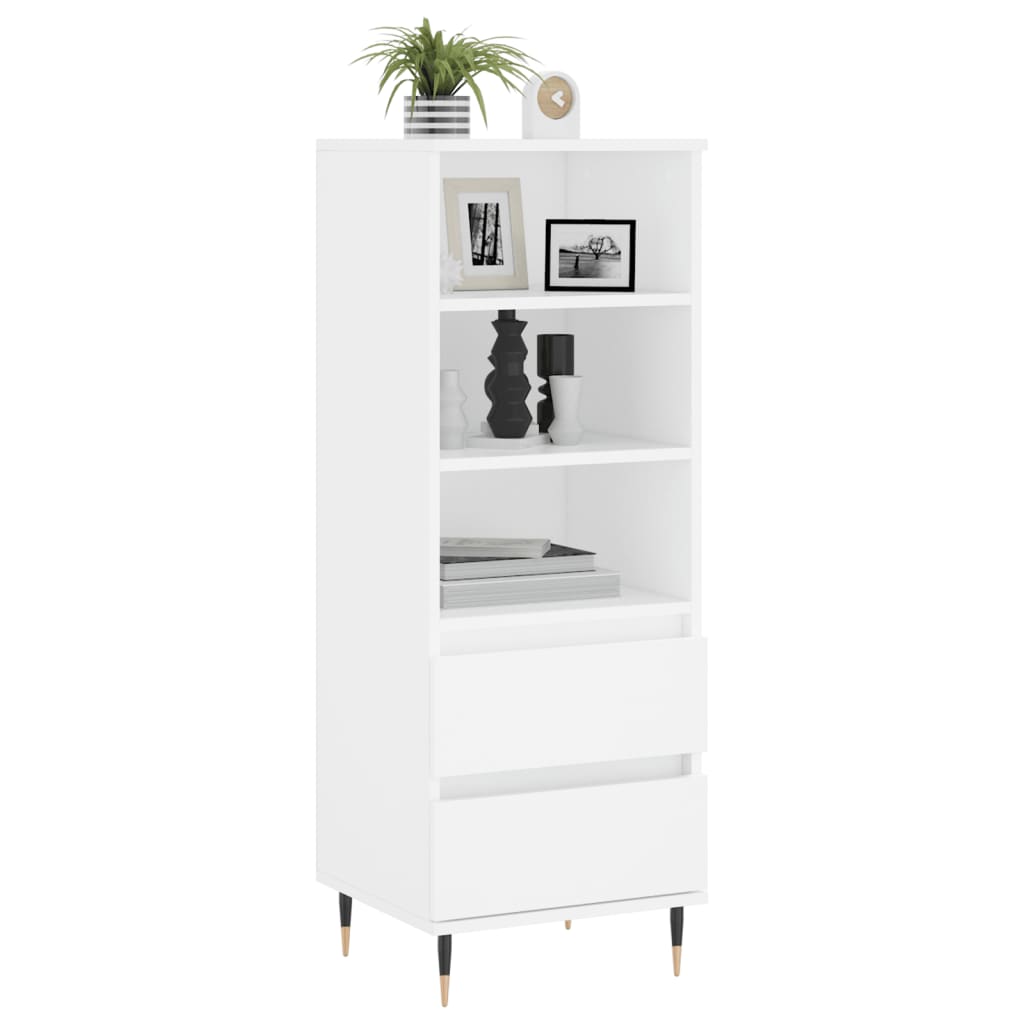 vidaXL Highboard White 40x36x110 cm Engineered Wood
