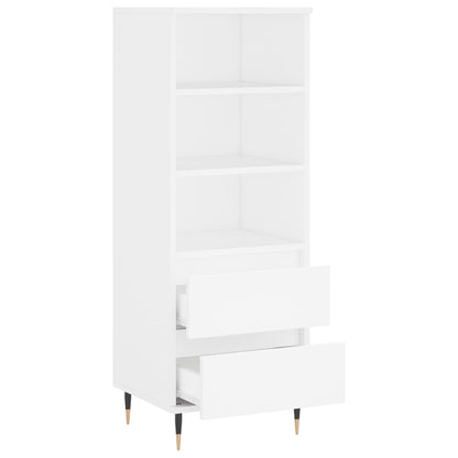 vidaXL Highboard White 40x36x110 cm Engineered Wood