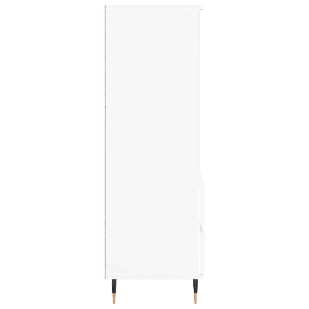 vidaXL Highboard White 40x36x110 cm Engineered Wood