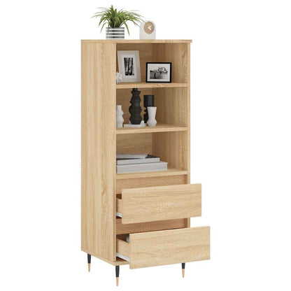 vidaXL Highboard Sonoma Oak 40x36x110 cm Engineered Wood