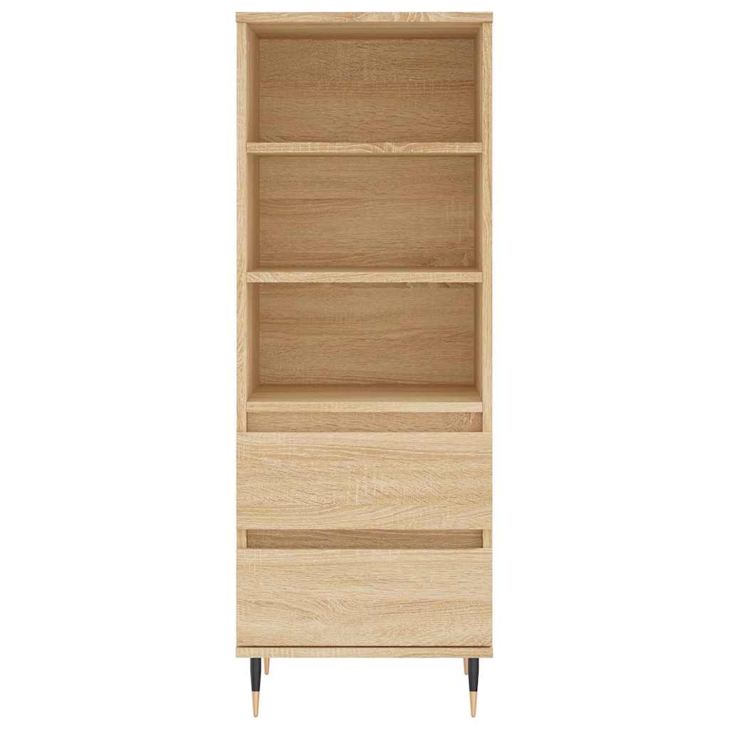 vidaXL Highboard Sonoma Oak 40x36x110 cm Engineered Wood