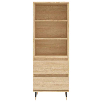 vidaXL Highboard Sonoma Oak 40x36x110 cm Engineered Wood