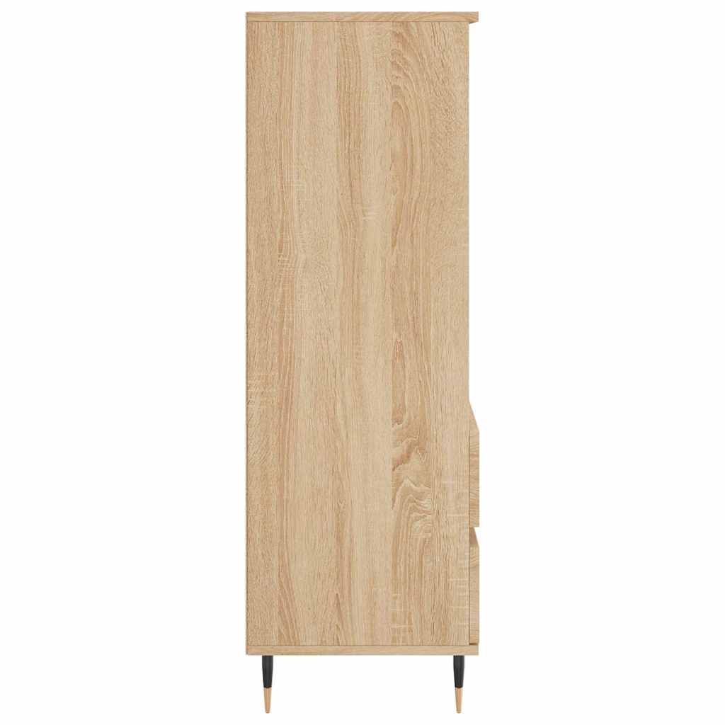 vidaXL Highboard Sonoma Oak 40x36x110 cm Engineered Wood