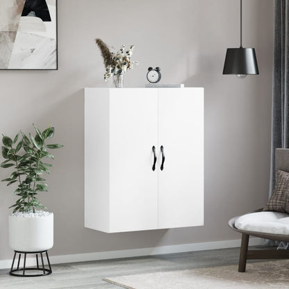 vidaXL Wall Mounted Cabinet White 69,5x34x90 cm Engineered Wood