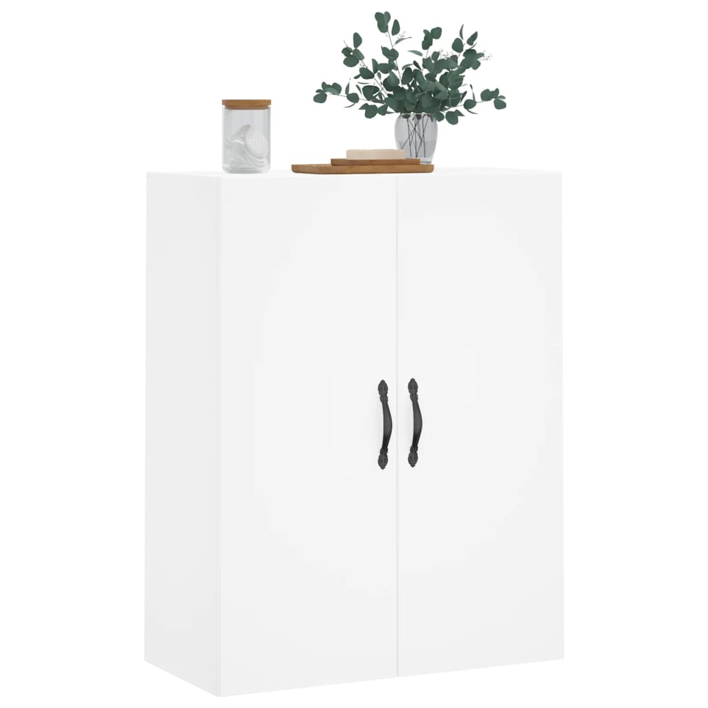 vidaXL Wall Mounted Cabinet White 69,5x34x90 cm Engineered Wood