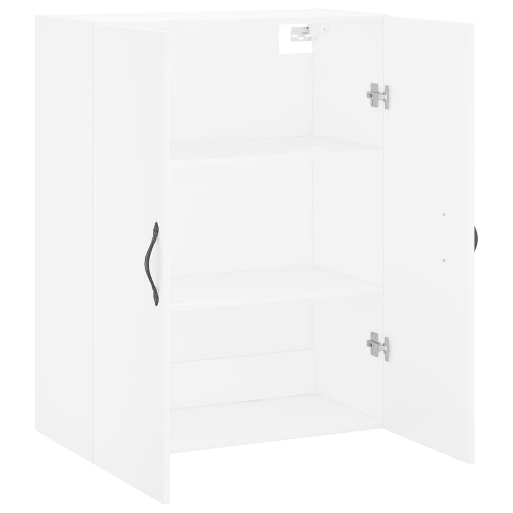vidaXL Wall Mounted Cabinet White 69,5x34x90 cm Engineered Wood
