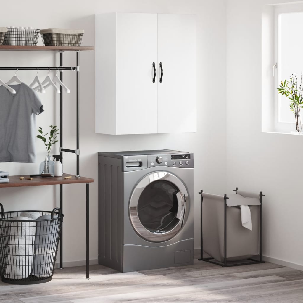 vidaXL Wall Mounted Cabinet White 69,5x34x90 cm Engineered Wood