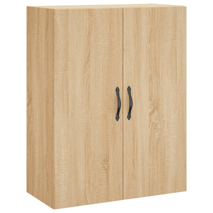 vidaXL Wall Mounted Cabinet Sonoma Oak 69,5x34x90 cm Engineered Wood