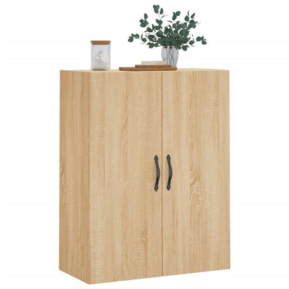 vidaXL Wall Mounted Cabinet Sonoma Oak 69,5x34x90 cm Engineered Wood