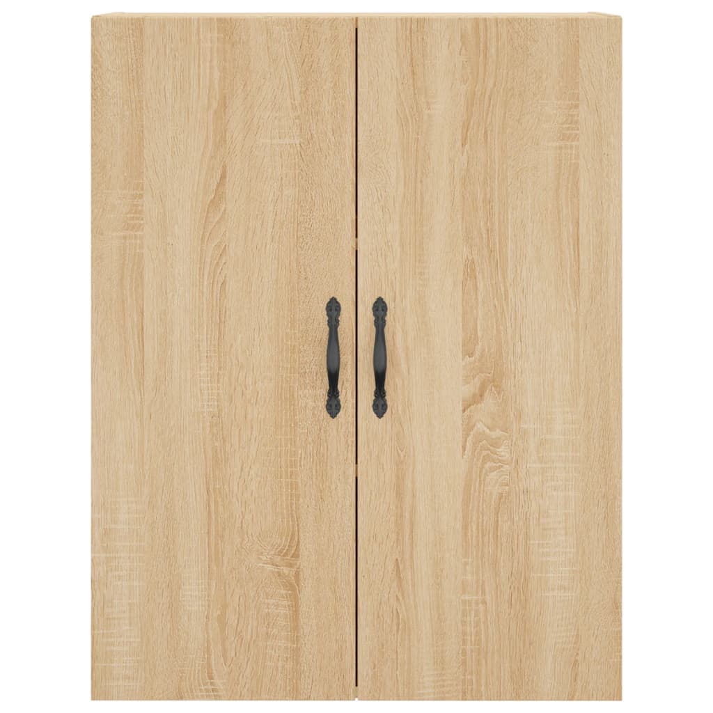 vidaXL Wall Mounted Cabinet Sonoma Oak 69,5x34x90 cm Engineered Wood