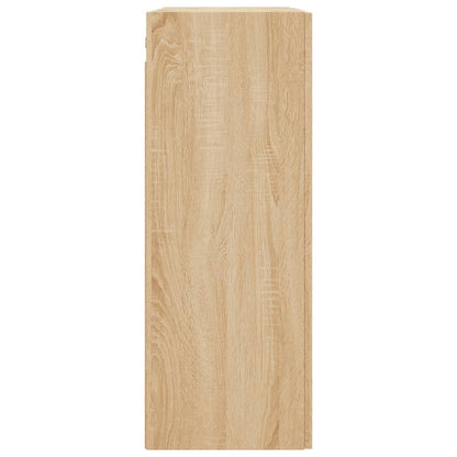 vidaXL Wall Mounted Cabinet Sonoma Oak 69,5x34x90 cm Engineered Wood