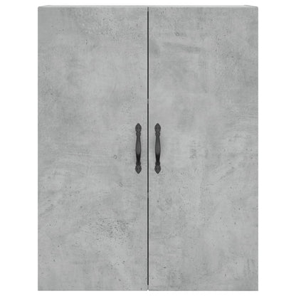 vidaXL Wall Mounted Cabinet Concrete Grey 69.5x34x90cm Engineered Wood