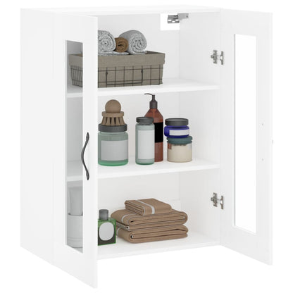vidaXL Wall Mounted Cabinet White 69,5x34x90 cm Engineered Wood