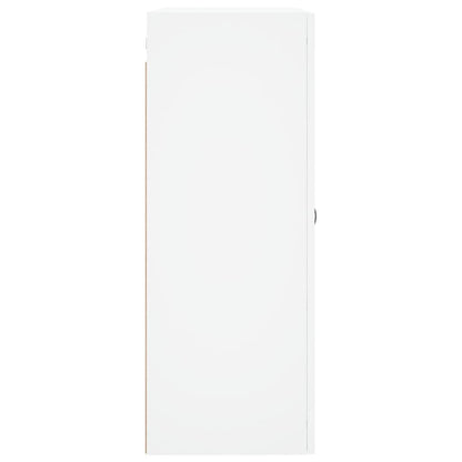 vidaXL Wall Mounted Cabinet White 69,5x34x90 cm Engineered Wood