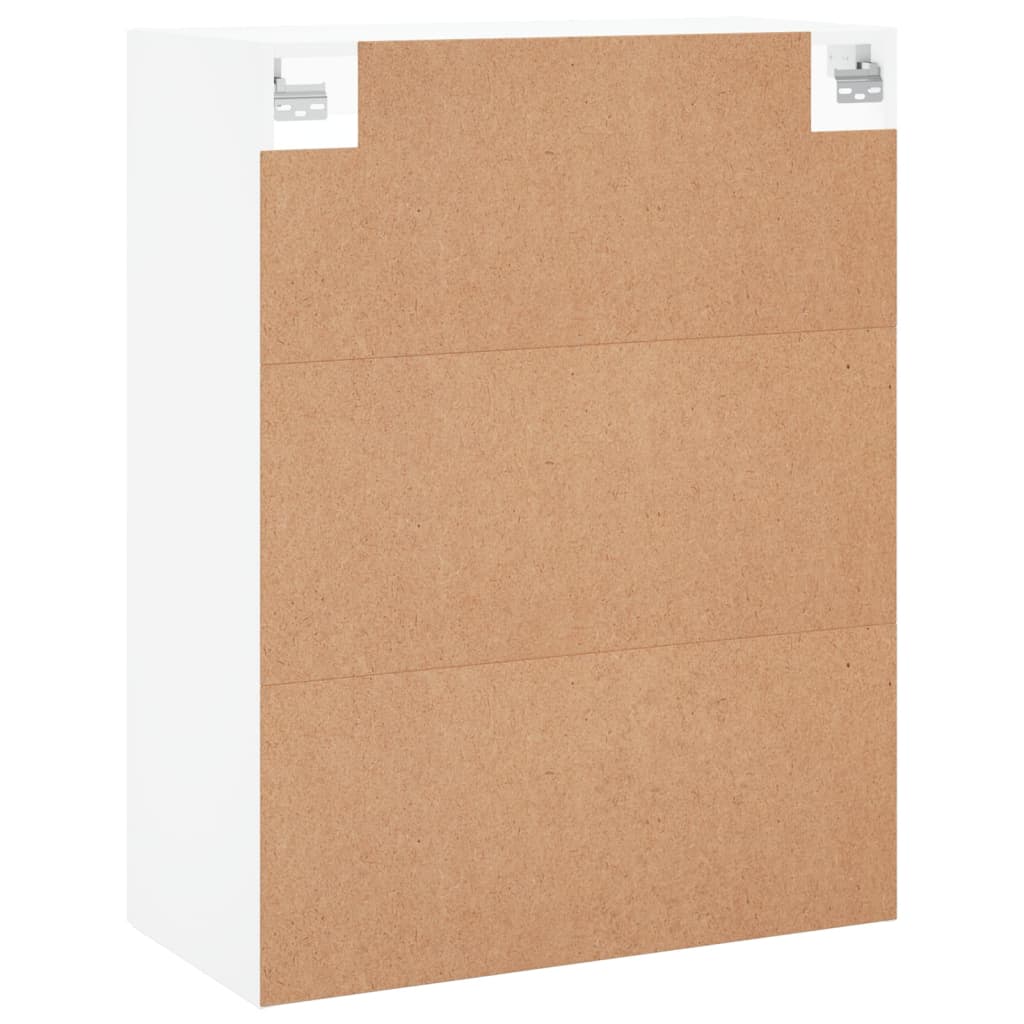 vidaXL Wall Mounted Cabinet White 69,5x34x90 cm Engineered Wood