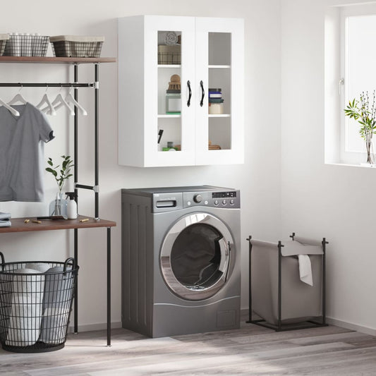 vidaXL Wall Mounted Cabinet White 69,5x34x90 cm Engineered Wood